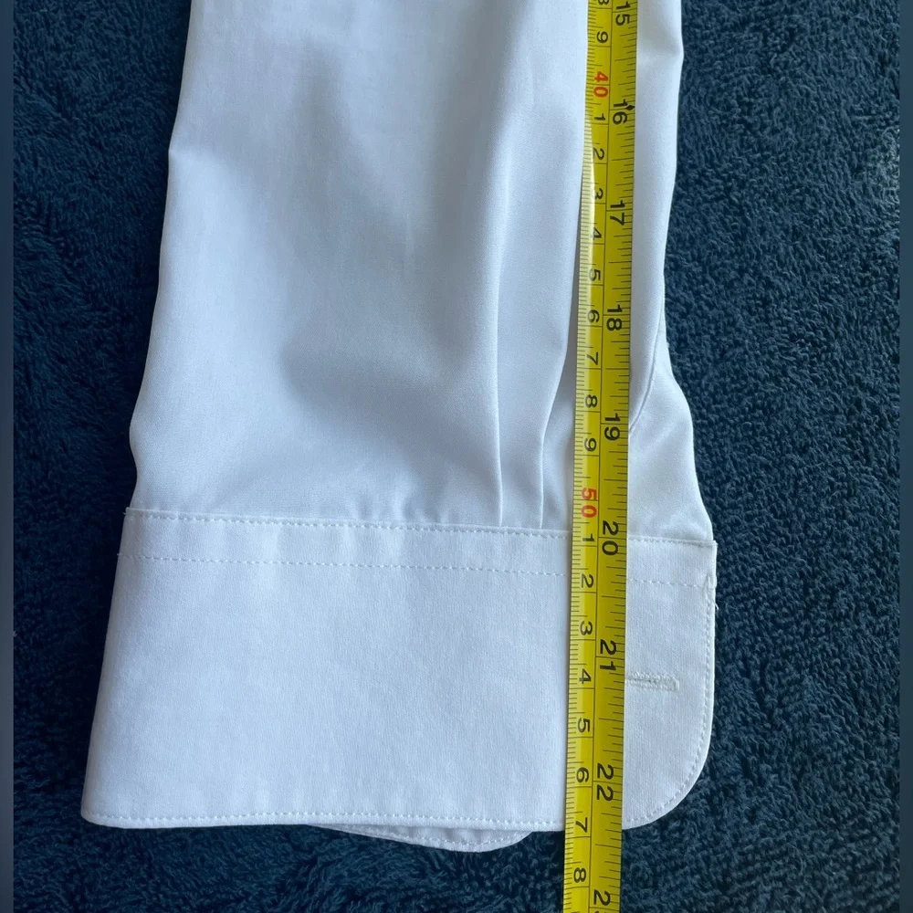 Jones New York Men's White Button-Up Dress Shirt - Picture 5 of 7